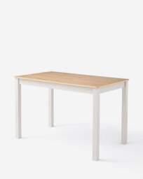 Delilah Compact Dining bench Set Oak/Taupe - Julipa - thumbnail 3