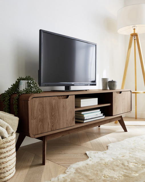 Oslo TV Unit Walnut - JD Williams - image 1