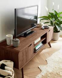 Oslo TV Unit Walnut - JD Williams - thumbnail 3