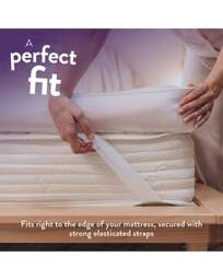 Slumberdown Deep Mattress Topper 10cm White - Slumberdown - Size: SINGLE - thumbnail 4