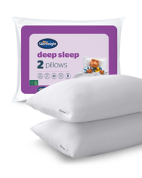 Silentnight Deep Sleep Pack of 2 Pillows White - Silentnight - Size: PAIR