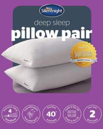 Silentnight Deep Sleep Pack of 2 Pillows White - Silentnight - Size: PAIR - thumbnail 5