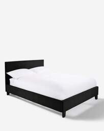 Hayden Velvet Bed Frame Black - JD Williams - Size: DOUBLE - thumbnail 3