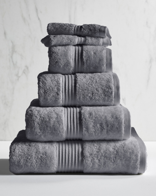 Egyptian Cotton 600gsm Towel Anthracite Anthracite - JD Williams - Size: Pair Face Cloths - image 1