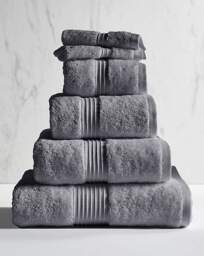 Egyptian Cotton 600gsm Towel Anthracite Anthracite - JD Williams - Size: Pair Face Cloths - thumbnail 1
