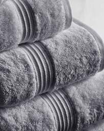 Egyptian Cotton 600gsm Towel Anthracite Anthracite - JD Williams - Size: Pair Face Cloths - thumbnail 4