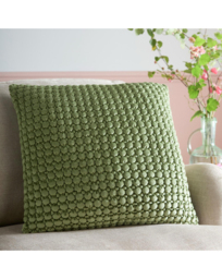 Appletree Bobble Filled Cushion Olive - Appletree - Size: 55X55CM