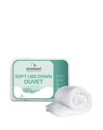 Downland Soft Like Down 10.5 Tog Duvet White - Downland - Size: SINGLE - thumbnail 1