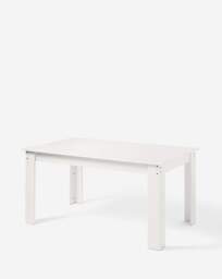 Dakota Dining Table with 6 Ava Chairs White/Natural - thumbnail 2