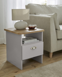 Brooke Lamp Table Grey - Welcome - thumbnail 1