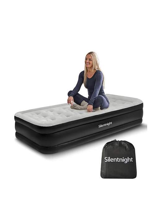 Silentnight High Airbed Electric Pmp SGL Black - Silentnight - image 1