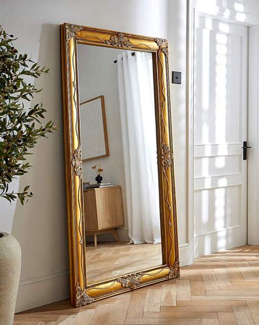 Ornate Leaner Mirror Gold - JD Williams - image 1