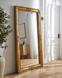 Ornate Leaner Mirror Gold - JD Williams