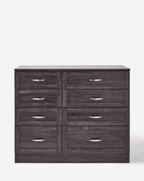 Kingston Wide Chest of Drawers Grey/Oak - JD Williams - thumbnail 2