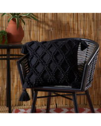 Drift Home Alda Outdoor Filled Cushion Black - Drift Home - thumbnail 1