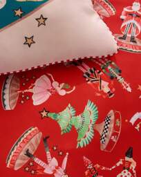 CK Christmas Nutcracker Scene Duvet Red/Natural - Cath Kidston - Size: SINGLE - thumbnail 4