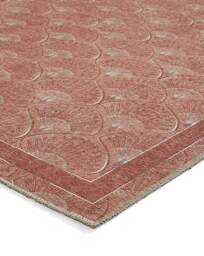 Catherine Lansfield Peacock Washable Rug Terracotta - Catherine Lansfield - Size: 76x150 - thumbnail 3