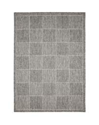 Checked Gel Flatweave Rug Steel Grey - Homemaker - Size: 80X150 - thumbnail 2