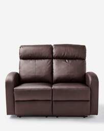 Ramsey 2 Seater Recliner Sofa Brown - JD Williams