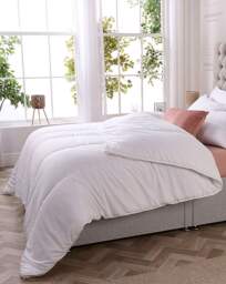 Downland Soft Touch 7.5 Tog Duvet White - Downland - Size: S KING - thumbnail 4