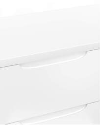 Sorrento Assembled Gloss Wide TV Unit White - One Call - thumbnail 3
