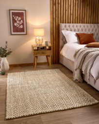 Jute Herringbone Rug Cream/Natural - Origins - Size: 80X150 - thumbnail 1