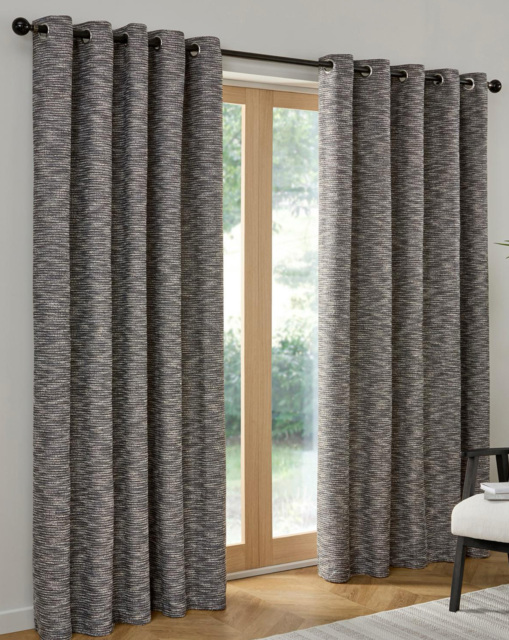 Talon Eyelet Curtains Blue - Curtina - Size: 168 x 229cm - image 1