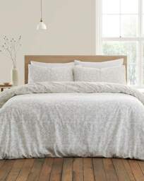 Bianca Shadow Leaves Duvet Set NTL Natural - Bianca - Size: SINGLE - thumbnail 4