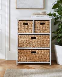 Hyacinth 2+2 Drawer Unit White - JD Williams - thumbnail 1
