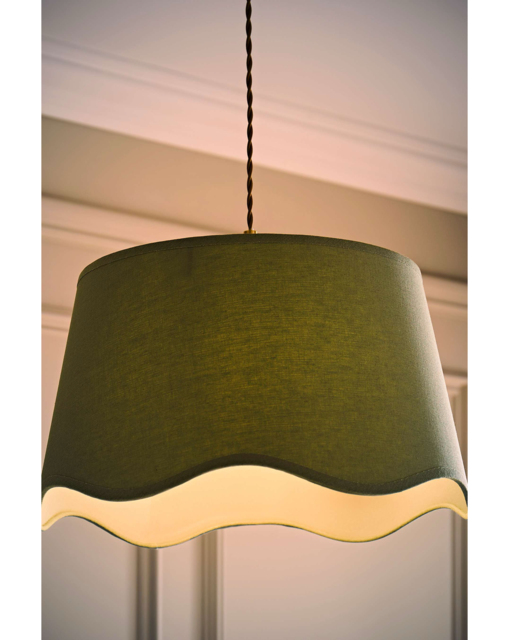 Mabel Large Sage Linen Shade 45cm Sage Green - image 1