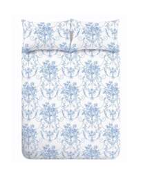 Catherine Lansfield Damask Duvet Set Blue - Catherine Lansfield - Size: SINGLE - thumbnail 5