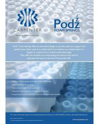 Memory Podz Foam Spring Topper White - JD Williams - Size: S KING - thumbnail 4