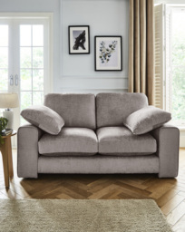 Hunter Chenille 2 Seater Sofa Grey - JD Williams