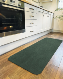 My Mat Soft Washable Runner Forest Green - My Mat - Size: 50X150