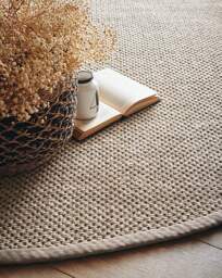 Sisal Circle Rug Sand - Origins - Size: 200DIA - thumbnail 3