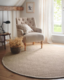 Sisal Circle Rug Sand - Origins - Size: 200DIA - thumbnail 1
