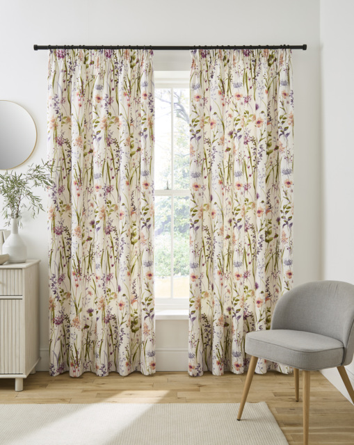 Sundour Hampshire Tape Top Curtains Multi - Sundour - Size: 117 x 137cm - image 1