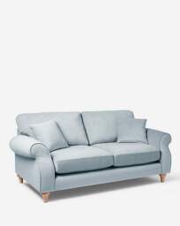 Julipa Colston Chenille 3 Seater Sofa Blue - Julipa - thumbnail 2