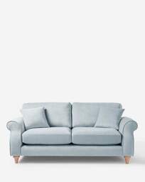 Julipa Colston Chenille 3 Seater Sofa Blue - Julipa - thumbnail 3