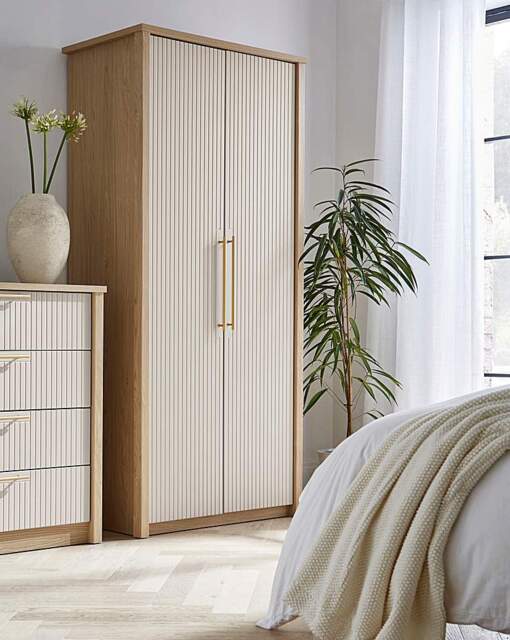 Peyton 2 Door Wardrobe Natural - One Call - image 1