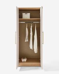Peyton 2 Door Wardrobe Natural - One Call - thumbnail 2