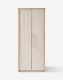 Peyton 2 Door Wardrobe Natural - One Call - thumbnail 3
