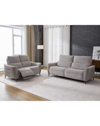 Everett Power Recline 2 seater Sofa Oyster - Sofa Source - thumbnail 2