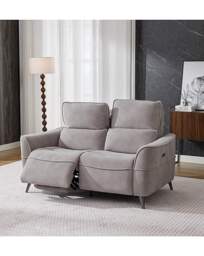 Everett Power Recline 2 seater Sofa Oyster - Sofa Source - thumbnail 5