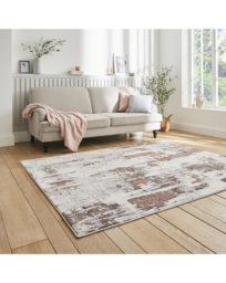 Think Rugs Apollo Modern Abstract Rug Rose Grey - Think Rugs - Size: 80X150
