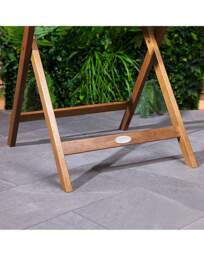 Charles Bentley Folding Bistro Table Natural - Charles Bentley - thumbnail 2