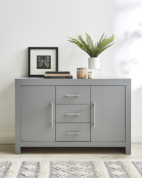 Dakota Large Sideboard Grey - At Home Collection