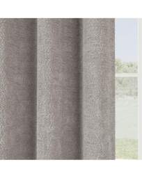 Royal Luxury Boucle Eyelet Curtains Silver - Enhanced Living - Size: 167 x 229cm - thumbnail 5