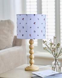 Julipa Evelyn Floral Stripe Bobbin Lamp Multi - Julipa - thumbnail 3