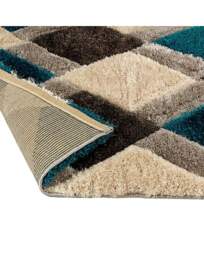 Geo Shaggy Cosy Rug Emerald - Origins - Size: 80X150 - thumbnail 4